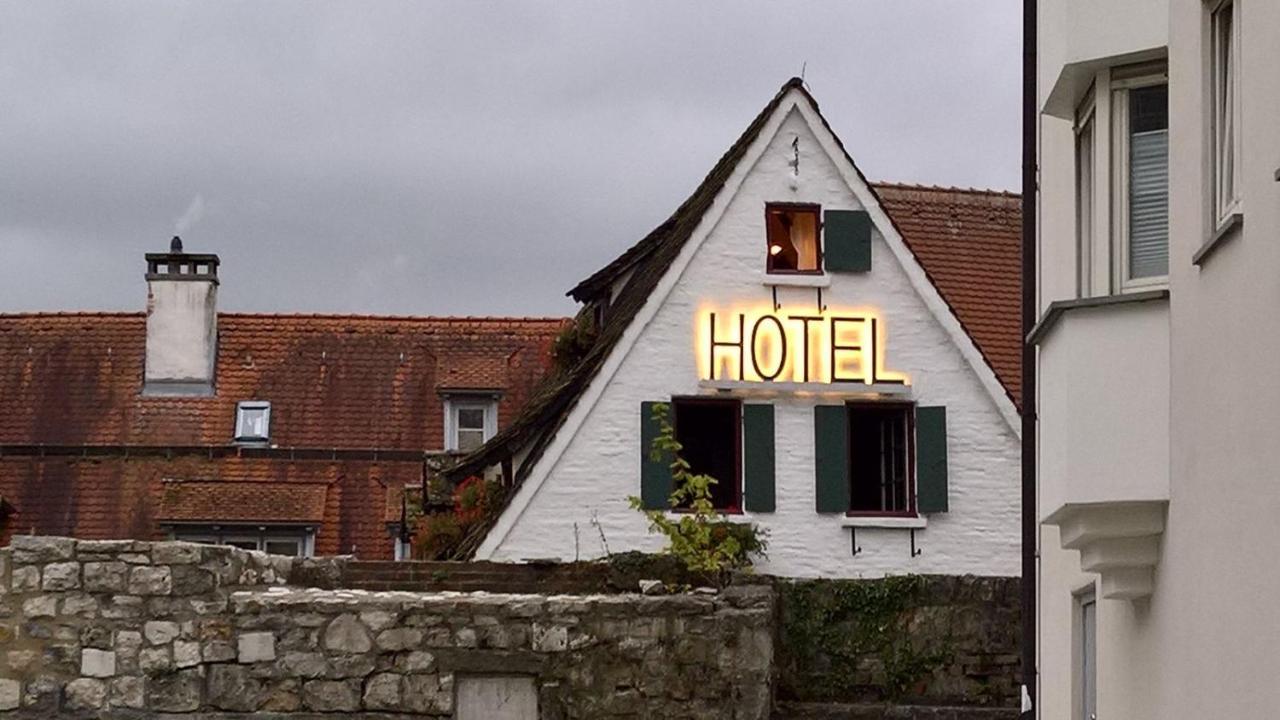 Hotel Schiefes Haus Ulm Exterior foto